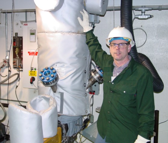 POLYSTY's Pete Cowley with DV pilot